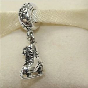 pandora Charm Figure Skate